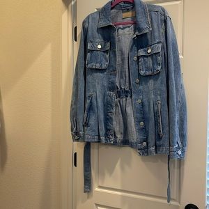 BlankNYC Jean Jacket Silver Distressed Hardware